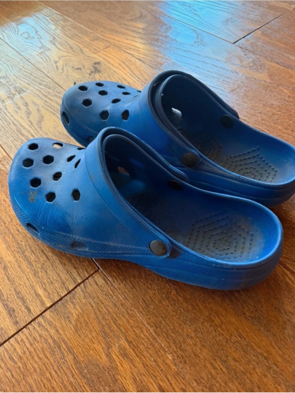 Men’s Blue Clog Sandals - Comfortable Slip-On - Picture 3 of 4